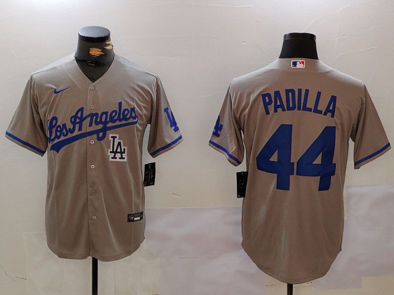 Men Los Angeles Dodgers #44 Padilla Grey Game 2024 Nike MLB Jersey style 1->indianapolis colts->NFL Jersey
